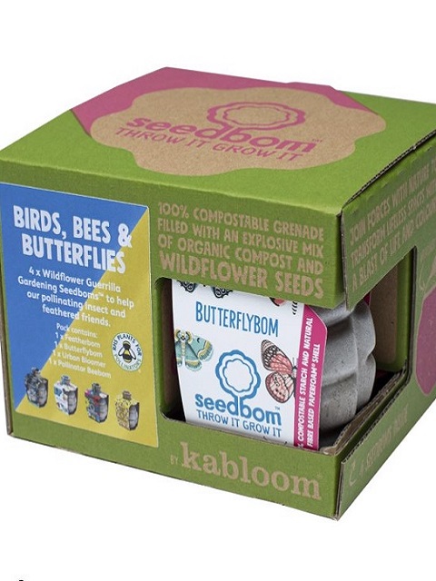 Birds, Bees and Butterflies Seedbom Gift Box